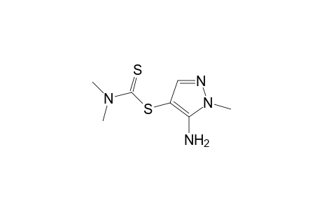 1-amino-1-methyl-1H-pyrazol-4-yl-dimethylamino-dithioformate