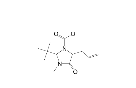 tert-Butyl 5-allyl-2-tert-butyl-3-methyl-4-oxo-1-imidazolidinecarboxylate