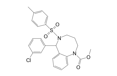 6-(3'-chlorophenyl)-1-methoxycarbonyl-5-(p-tolylsulphonyl)-1,2,3,4-tetrahydro-1,5-benzodiazocine