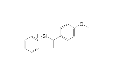 [1-(p-Methoyphenyl)-1-ethyl](phenyl)silane