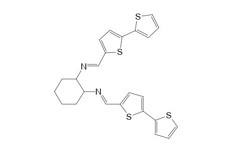 N,N'-Bis(2,2-bithiophenyl-5-ylmethylene)cyclohexane-1,2-diamine