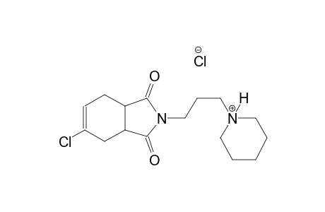 piperidinium, 1-[3-(5-chloro-1,3,3a,4,7,7a-hexahydro-1,3-dioxo-2H-isoindol-2-yl)propyl]-, chloride