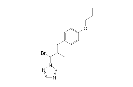 1H-1,2,4-Triazole, 1-[1-bromo-2-methyl-3-(4-propoxyphenyl)propyl]-