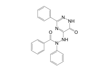 5-(N-Benzoyl-N-phenylhydrazino)-3-phenyl-1,2,4-triazin-6-one
