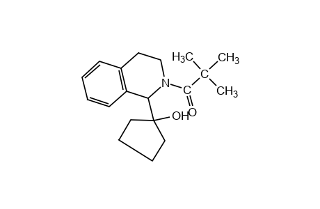 1-(1-hydroxycyclopentyl)-2-pivaloyl-1,2,3,4-tetrahydroisoquinoline