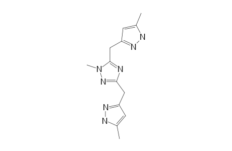 1-METHYL-3,5-BIS-[3'(5')-METHYL-5'(3')-PYRAZOLYL]-1,2,4-TRIAZOLE