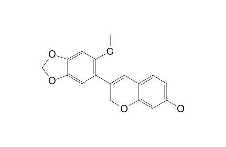 JUDAICIN;7-HYDROXY-2'-METHOXY-4',5'-METHYLENEDIOXYISOFLAV-3-ENE