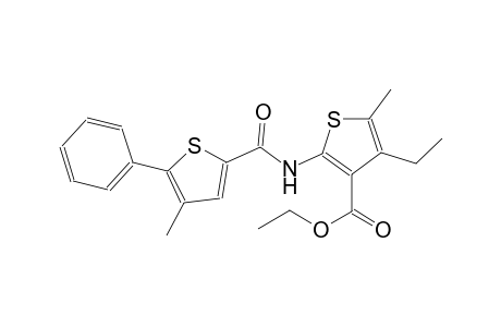ethyl 4-ethyl-5-methyl-2-{[(4-methyl-5-phenyl-2-thienyl)carbonyl]amino}-3-thiophenecarboxylate