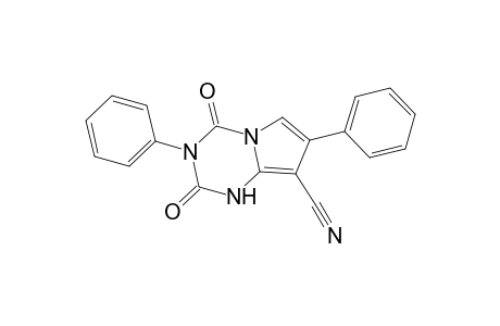 Pyrrolo[1,2-a]-1,3,5-triazine-8-carbonitrile, 1,2,3,4-tetrahydro-2,4-dioxo-3,7-diphenyl-