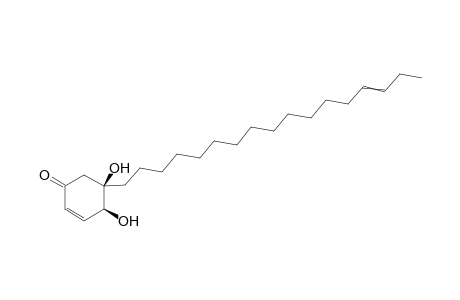 5-[14-Heptadecenyl]-4S,5R-dihydroxy-2-cyclohexenone