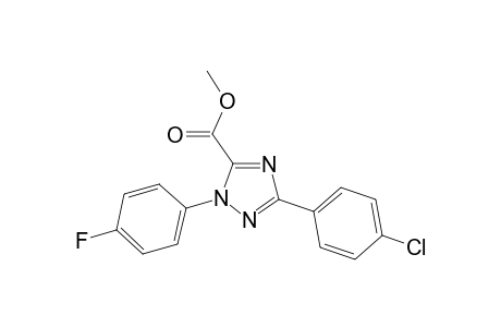 Methyl 3-(4-chlorophenyl)-1-(4-fluorophenyl)-1H-1,2,4-triazole-5-carboxylate