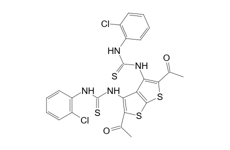 1,1'-(2,5-diacetylthieno[2,3-b]thiophene-3,4-diyl)-bis[3-(o-chlorophenyl)-2-thiourea]