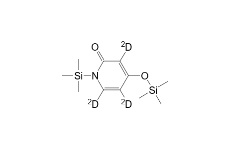 2(1H)-Pyridinone-3,5,6-D3, 1-(trimethylsilyl)-4-[(trimethylsilyl)oxy]-