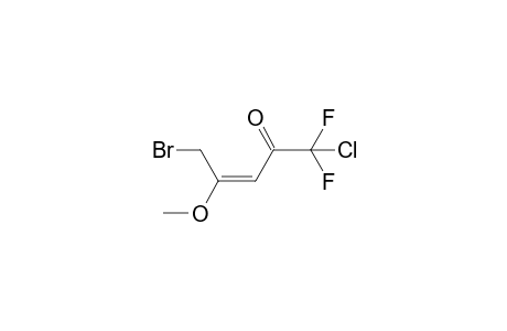(E)-5-bromo-1-chloro-1,1-difluoro-4-methoxypent-3-en-2-one