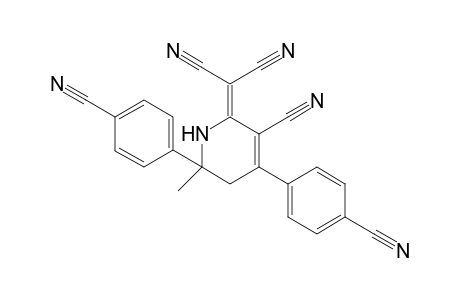 5-Cyano-2,4-bis(p-cyanophenyl)-6-dicyanomethylen-2-methyl-1,2,3,6-tetrahydropyridine