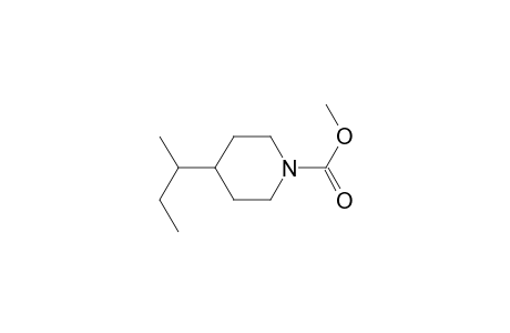 1-Piperidinecarboxylic acid, 4-(1-methylpropyl)-, methyl ester