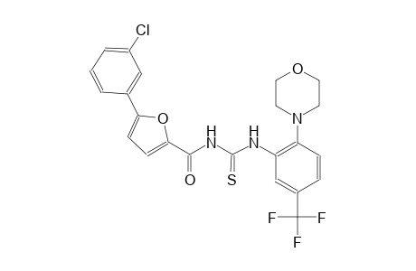 N-[5-(3-chlorophenyl)-2-furoyl]-N'-[2-(4-morpholinyl)-5-(trifluoromethyl)phenyl]thiourea