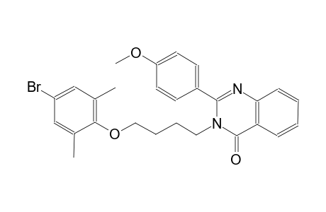 3-[4-(4-bromo-2,6-dimethylphenoxy)butyl]-2-(4-methoxyphenyl)-4(3H)-quinazolinone