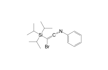 N-[2'-(Triisopropylsilyl)-2'-bromoethenylidene]-aniline