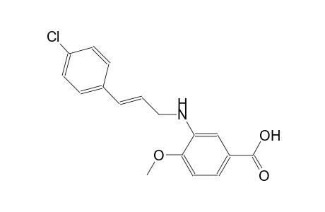 benzoic acid, 3-[[(2E)-3-(4-chlorophenyl)-2-propenyl]amino]-4-methoxy-
