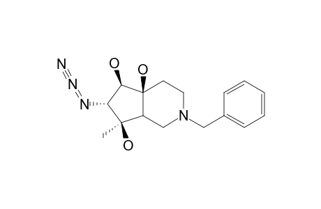 (4aS,5R,6R,7R)-6-azido-2-(benzyl)-7-methyl-1,3,4,5,6,7a-hexahydro-2-pyrindine-4a,5,7-triol