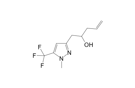 1-[1-Methyl-5-(trifluoromethyl)-1H-pyrazol-3-yl]pent-4-en-2-ol