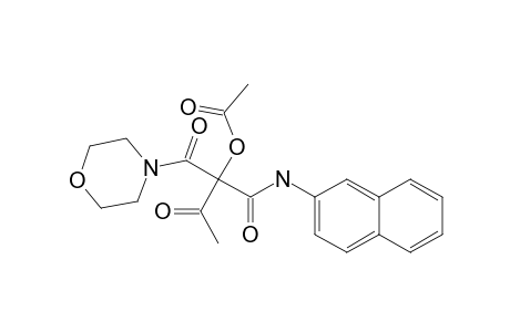 2-(MORPHOLINOCARBONYL)-1-(NAPHTHALEN-2-YL-AMINO)-1,3-DIOXO-BUTAN-2-YL-ACETATE
