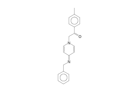 4-(Benzylimino)-1,4-dihydro-1-(p-toluoylmethyl)pyridine