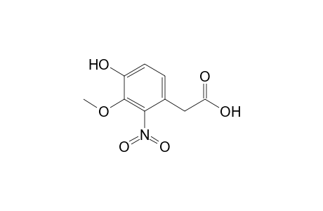 2-(3-Methoxy-2-nitro-4-oxidanyl-phenyl)ethanoic acid