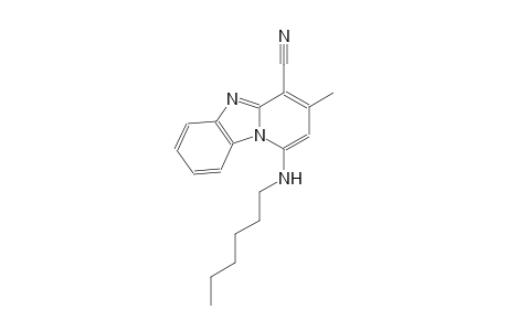 1-(hexylamino)-3-methylpyrido[1,2-a]benzimidazole-4-carbonitrile