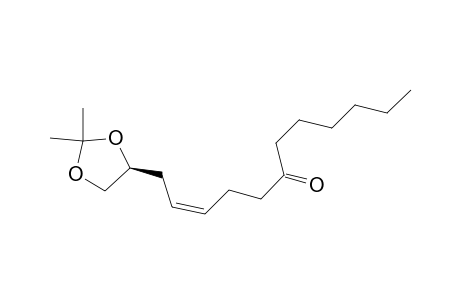 2-Dodecen-6-one, 1-(2,2-dimethyl-1,3-dioxolan-4-yl)-, [S-(Z)]-