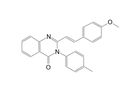 2-[(E)-2-(4-methoxyphenyl)ethenyl]-3-(4-methylphenyl)-4(3H)-quinazolinone