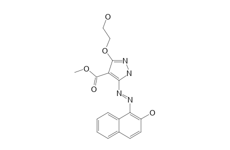 5-(2'-NAPHTHALENYLOXY)-AZO-3-(2'-HYDROXYETHOXY)-4-METHOXYCARBONYL-1H-PYRAZOL