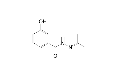 benzoic acid, 3-hydroxy-, 2-(1-methylethylidene)hydrazide