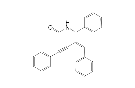 (R, E)-N-(2-benzylidene-1,4-diphenylbut-3-ynyl)acetamide