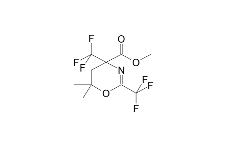 5,6-DIHYDRO-2,4-BIS(TRIFLUOROMETHYL)-4-CARBMETHOXY-6,6-DIMETHYL-1,3(4H)-OXAZINE