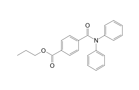 Terephthalic acid, monoamide, N,N-diphenyl-, propyl ester