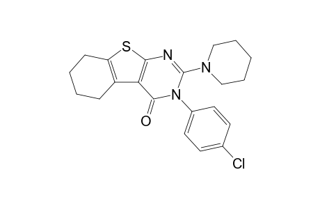 2-Piperidino-3-(4-chlorophenyl)-5,6,7,8-tetrahydrobenzothieno[2,3-d]pyrimidin-4(3H)-one