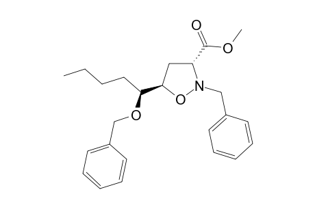 Methyl [3R,5R,5(1S]-N-Benzyl-5-[1-(benzyloxy)pentyl]isoxazolidine-3-carboxylate