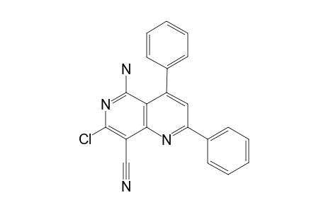 5-Amino-7-chloro-8-cyano-2,4-diphenyl-1,6-naphthyridine