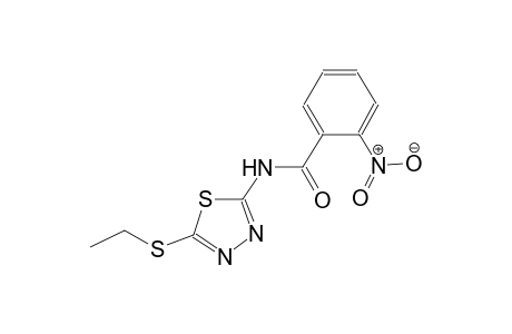 N-[5-(ethylsulfanyl)-1,3,4-thiadiazol-2-yl]-2-nitrobenzamide