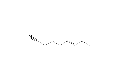 (E)-7-Methyl-5-octenenitrile