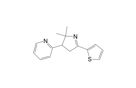 Pyridine, 2-[3,4-dihydro-2,2-dimethyl-5-(2-thienyl)-2H-pyrrol-3-yl]-