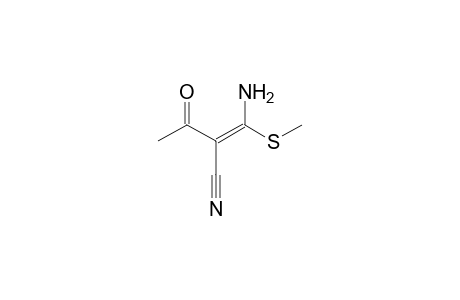 (2E)-2-Acetyl-3-amino-3-(methylsulfanyl)-2-propenenitrile