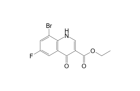 8-Bromo-6-fluoro-4-keto-1H-quinoline-3-carboxylic acid ethyl ester