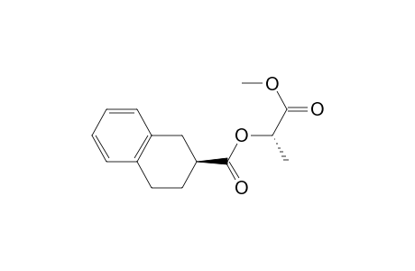 2-Naphthalenecarboxylic acid, 1,2,3,4-tetrahydro-, 2-methoxy-1-methyl-2-oxoethyl ester, [S-(R*,R*)]-