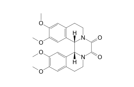 meso-6,6',7,7'-Tetramethoxy-2,2'-oxalyl-1,1',2,2',3,3',4,4'-octahydro-1,1'-biisoquinoline