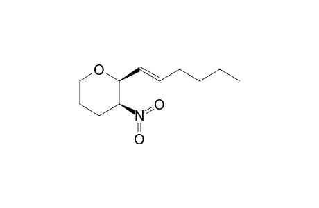 cis-2-(E)-Hex-1'-enyl-3-nitrotetrahydropyran