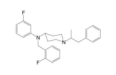 N-2-Fluorobenzyl-N-3-fluorophenyl-1-(1-phenylpropan-2-yl)piperidin-4-amine
