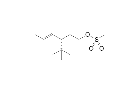 (+)-(S,E)-3-tert-Butylhex-4-enyl Methanesulfonate